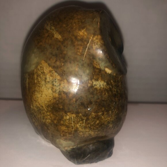 Vintage Owl Art Pottery Figurine Mid Century 3" - Picture 7 of 8